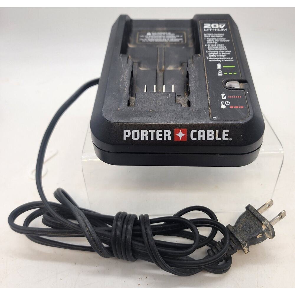 Porter Cable Battery Charger PCC691L 20V Max Lithium TESTED